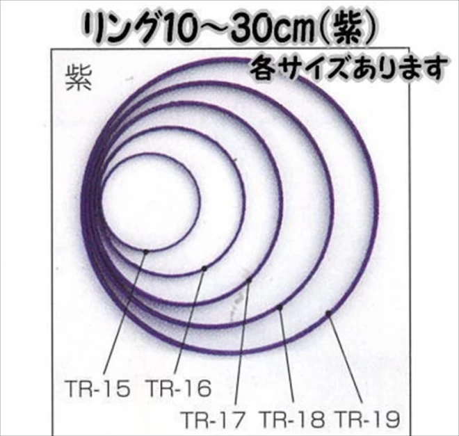 パナミリング15cm(紫) TR-16